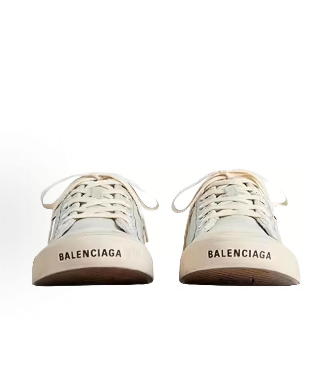 BALENCIAGA Голубые кеды, фото 3