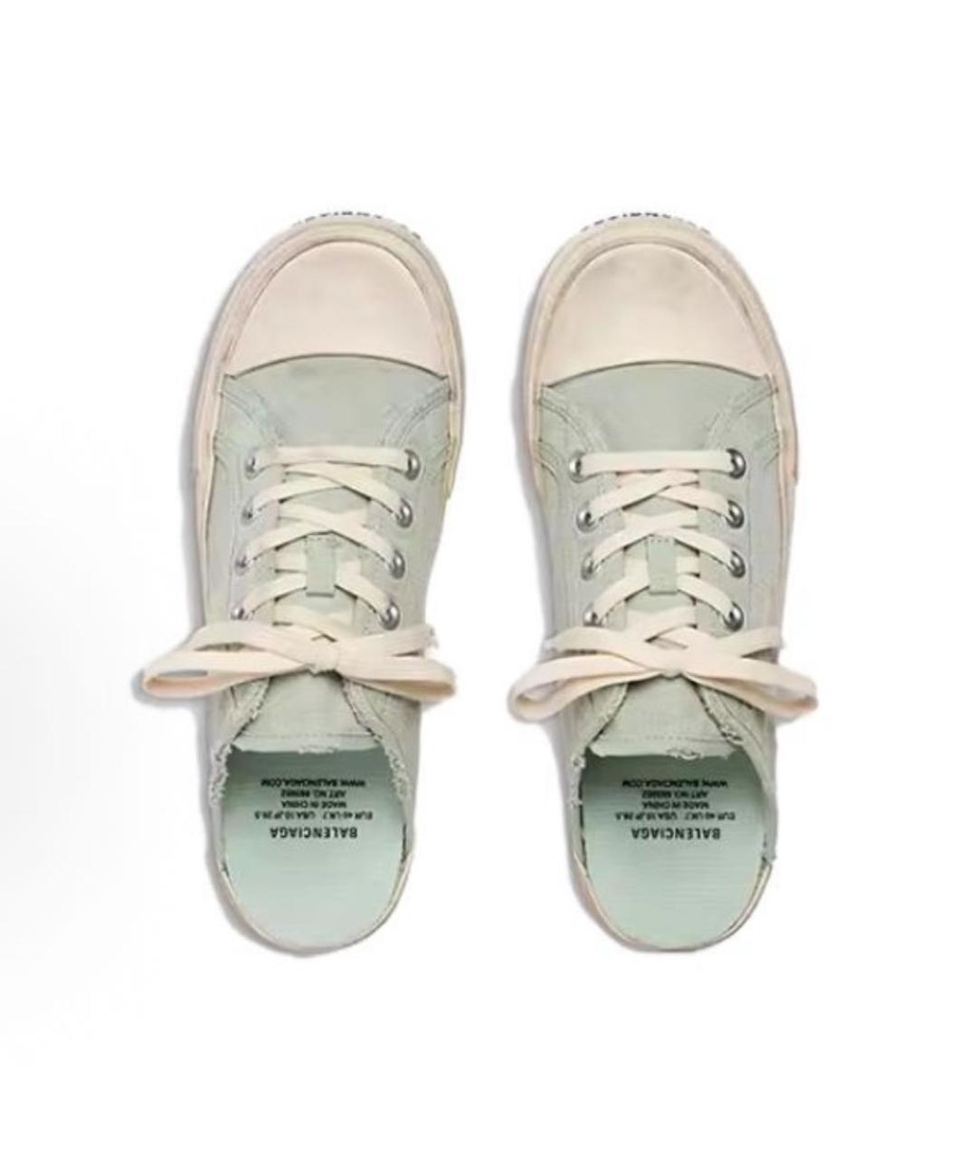 BALENCIAGA Голубые кеды, фото 2