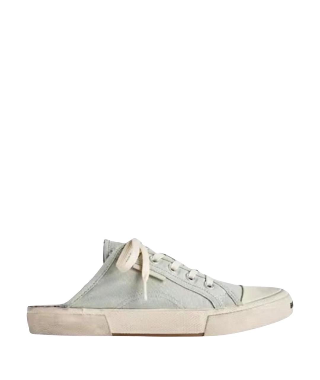 BALENCIAGA Голубые кеды, фото 1