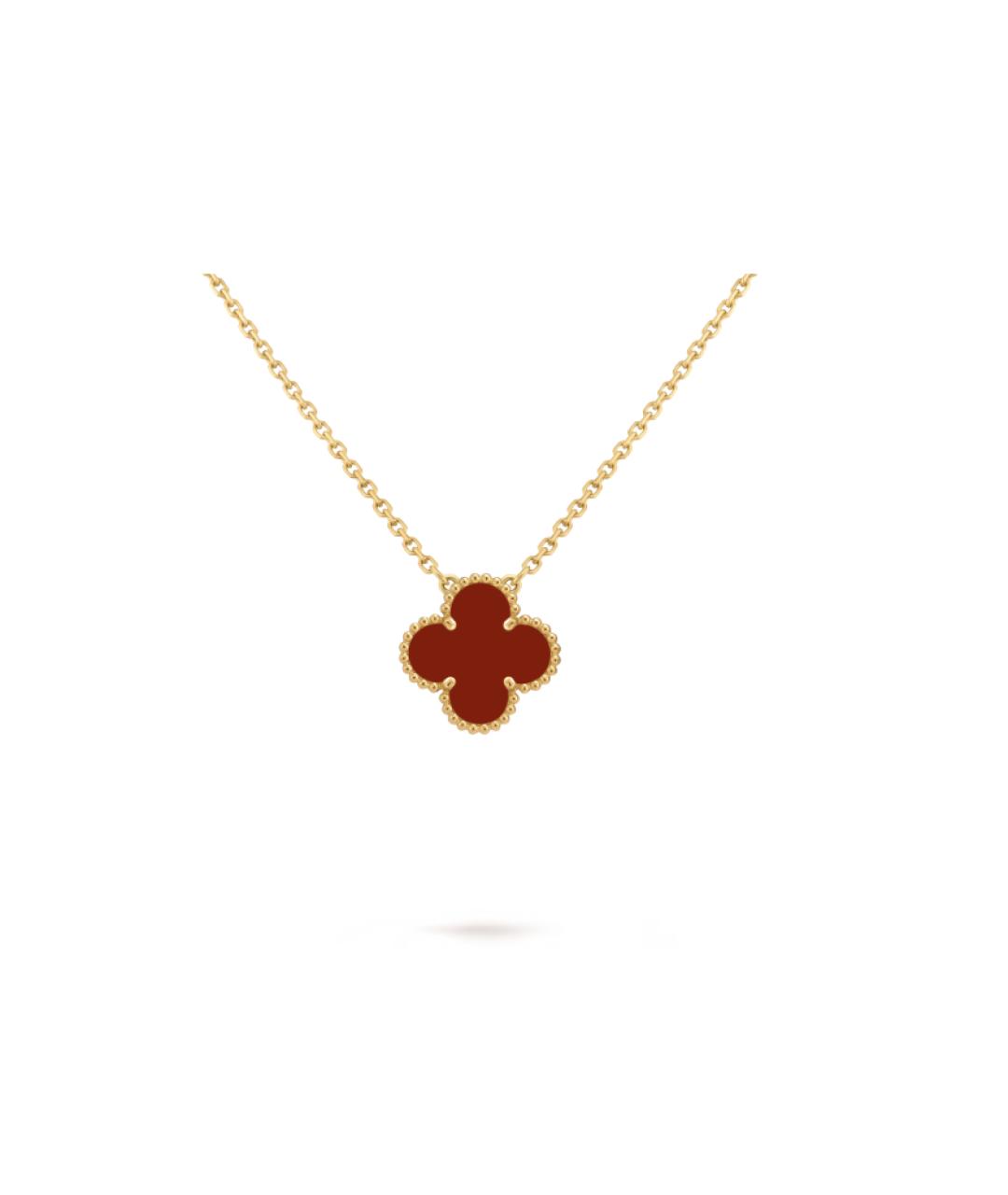 VAN CLEEF & ARPELS Красный кулон из желтого золота, фото 4