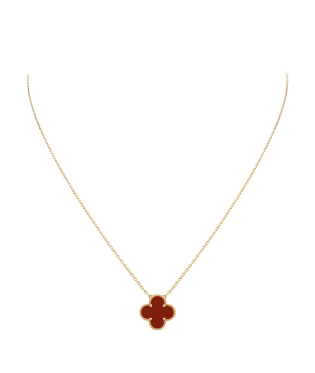VAN CLEEF & ARPELS Красный кулон из желтого золота, фото 1