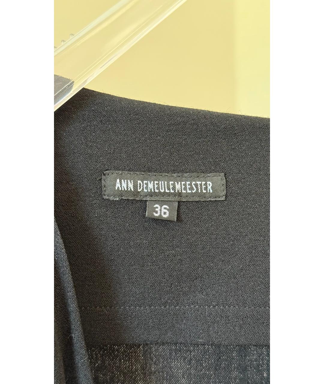 ANN DEMEULEMEESTER Черное вечернее платье, фото 5