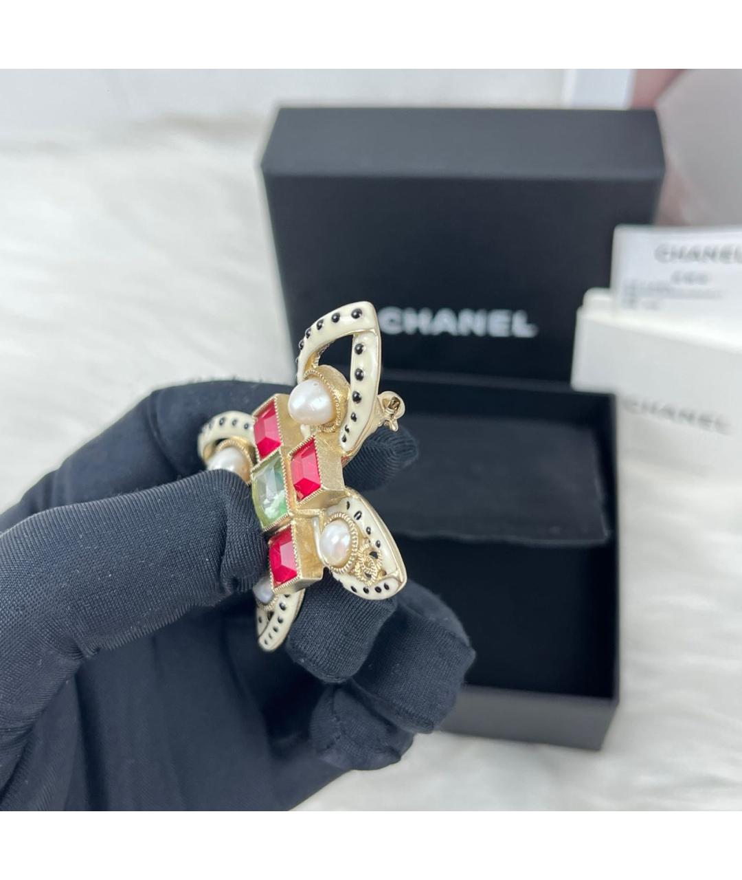 CHANEL Золотая булавка / брошь, фото 3