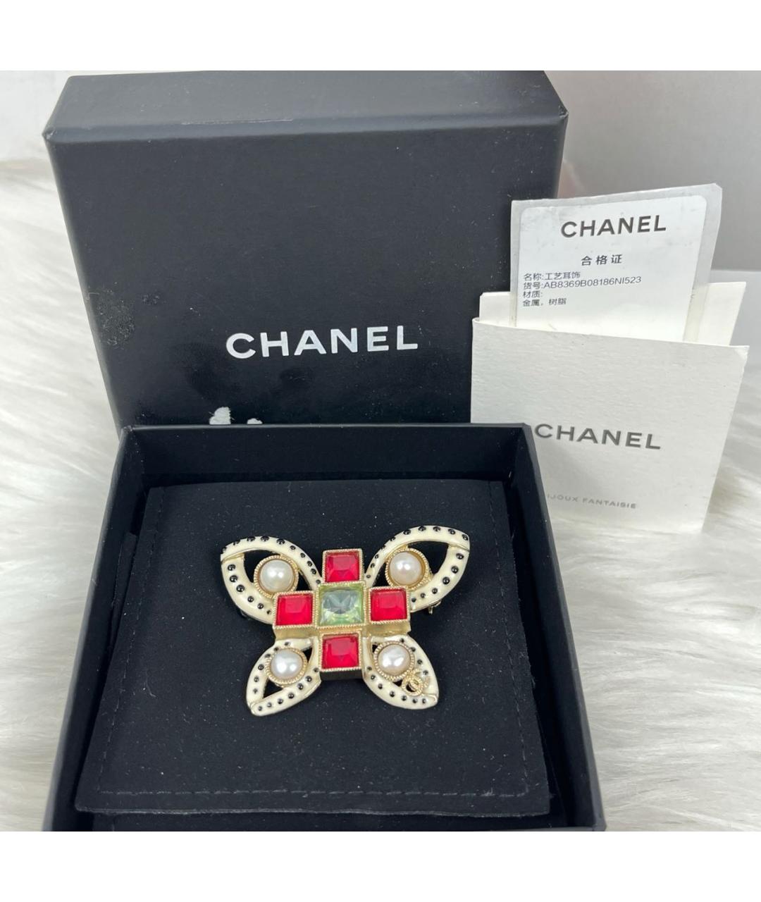 CHANEL Золотая булавка / брошь, фото 8