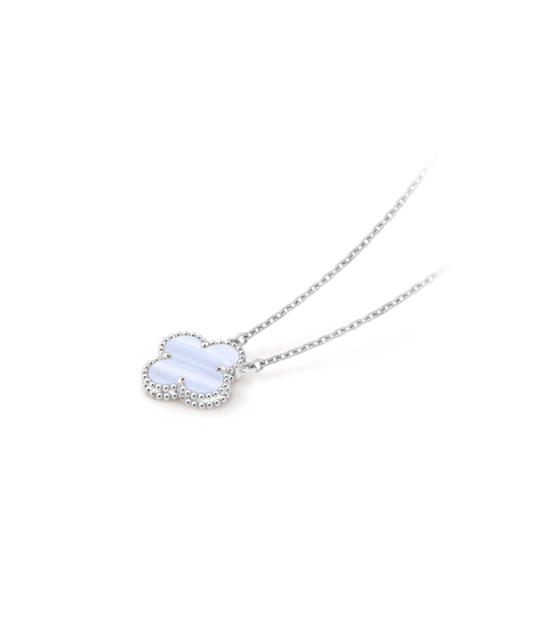VAN CLEEF & ARPELS Голубой кулон из белого золота, фото 2