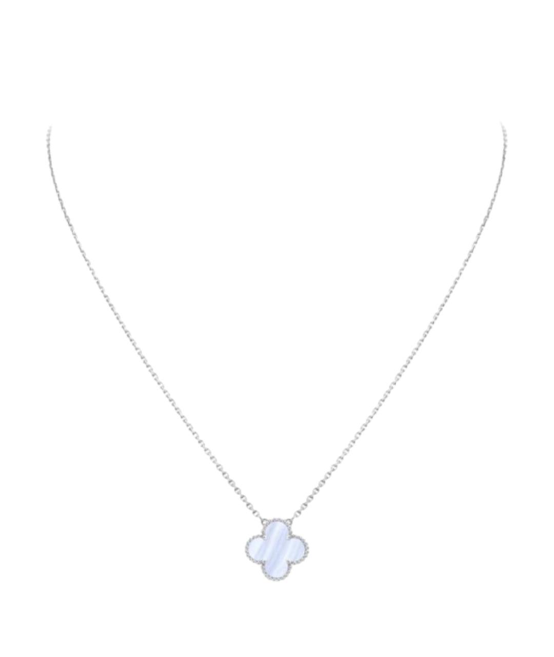VAN CLEEF & ARPELS Голубой кулон из белого золота, фото 1