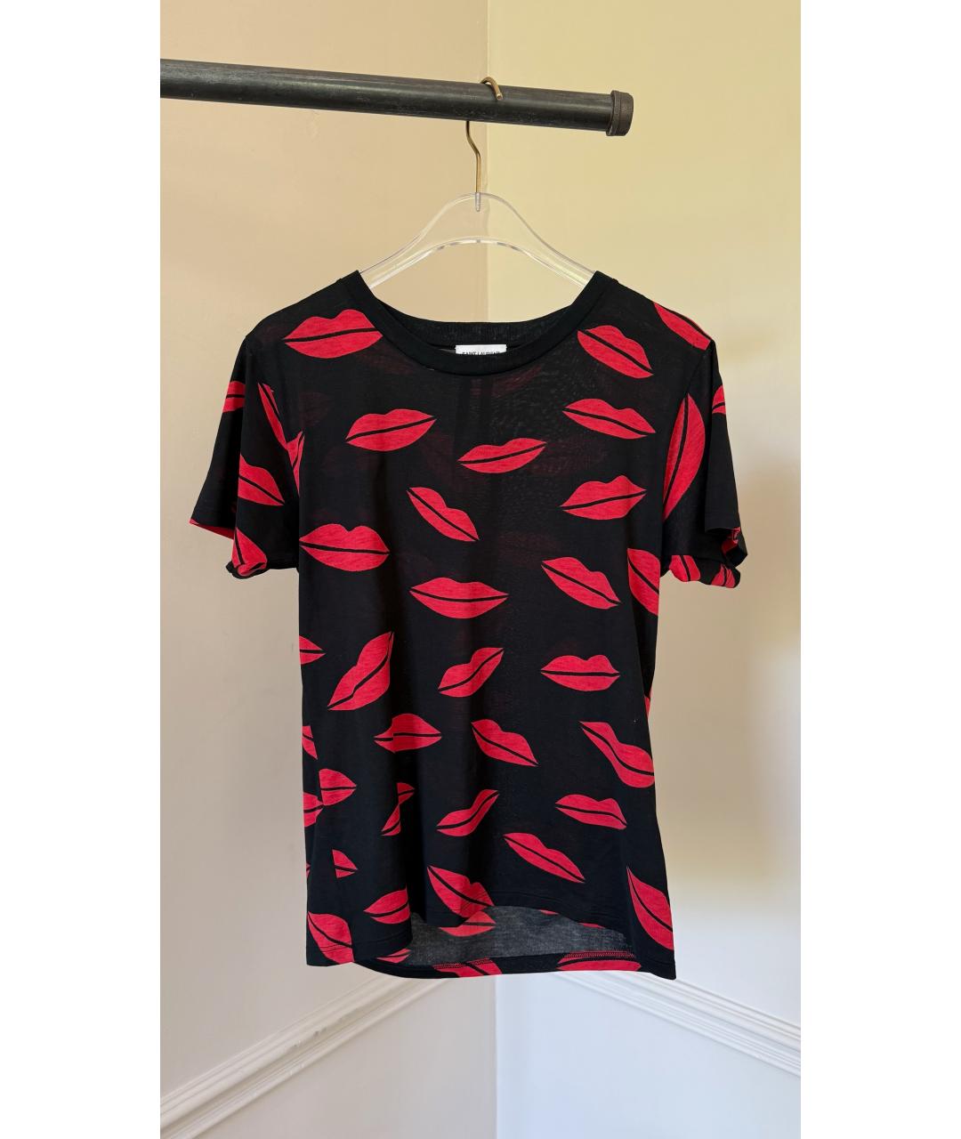 SAINT LAURENT Черная футболка, фото 7