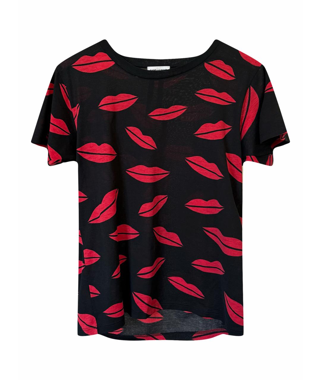 SAINT LAURENT Черная футболка, фото 1