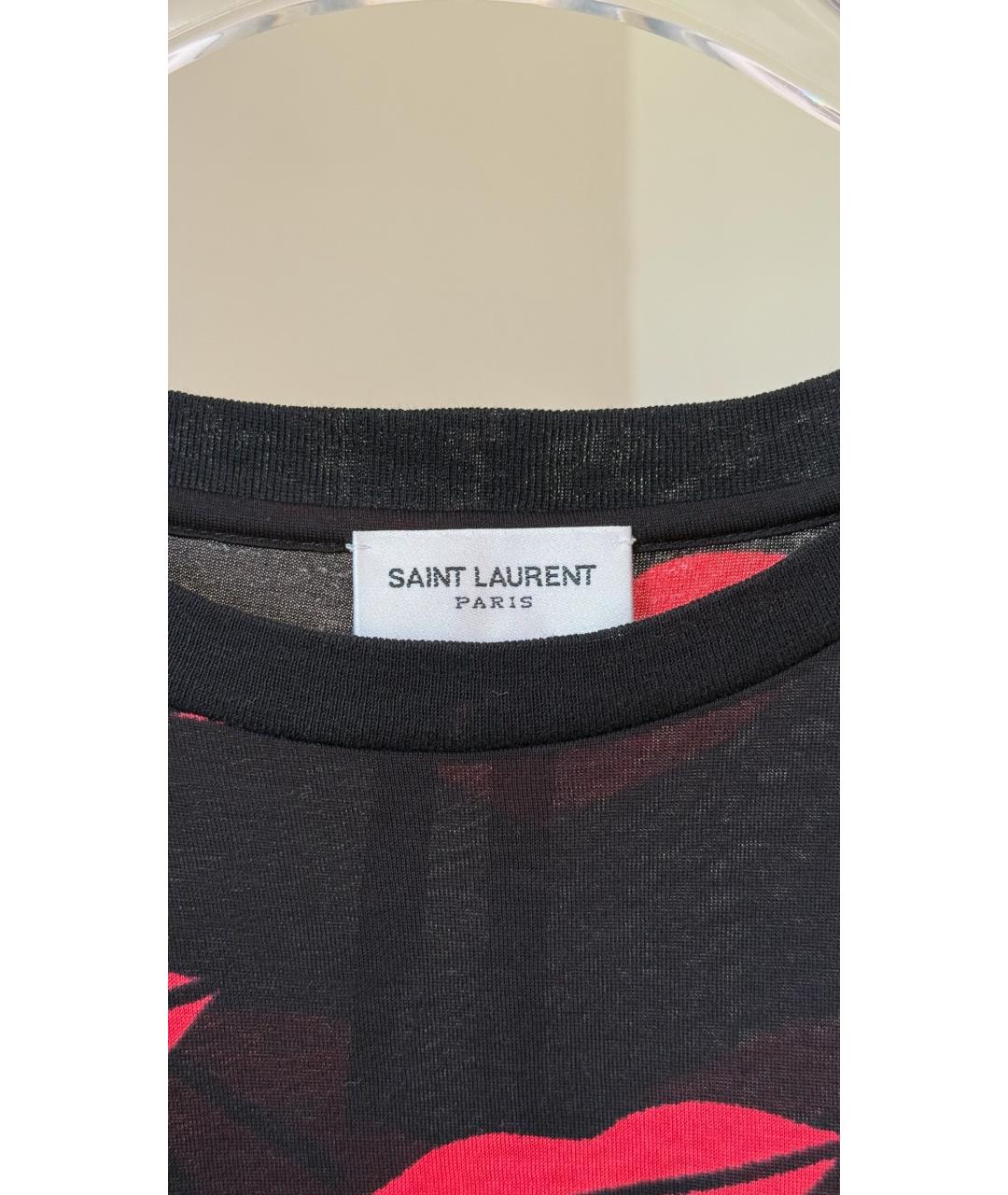 SAINT LAURENT Черная футболка, фото 6