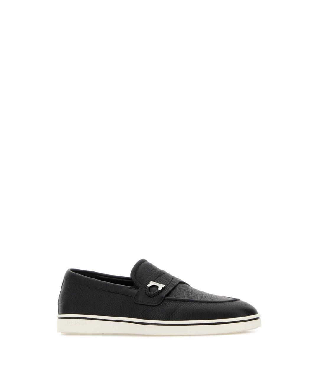 FERRAGAMO Черные лоферы, фото 2