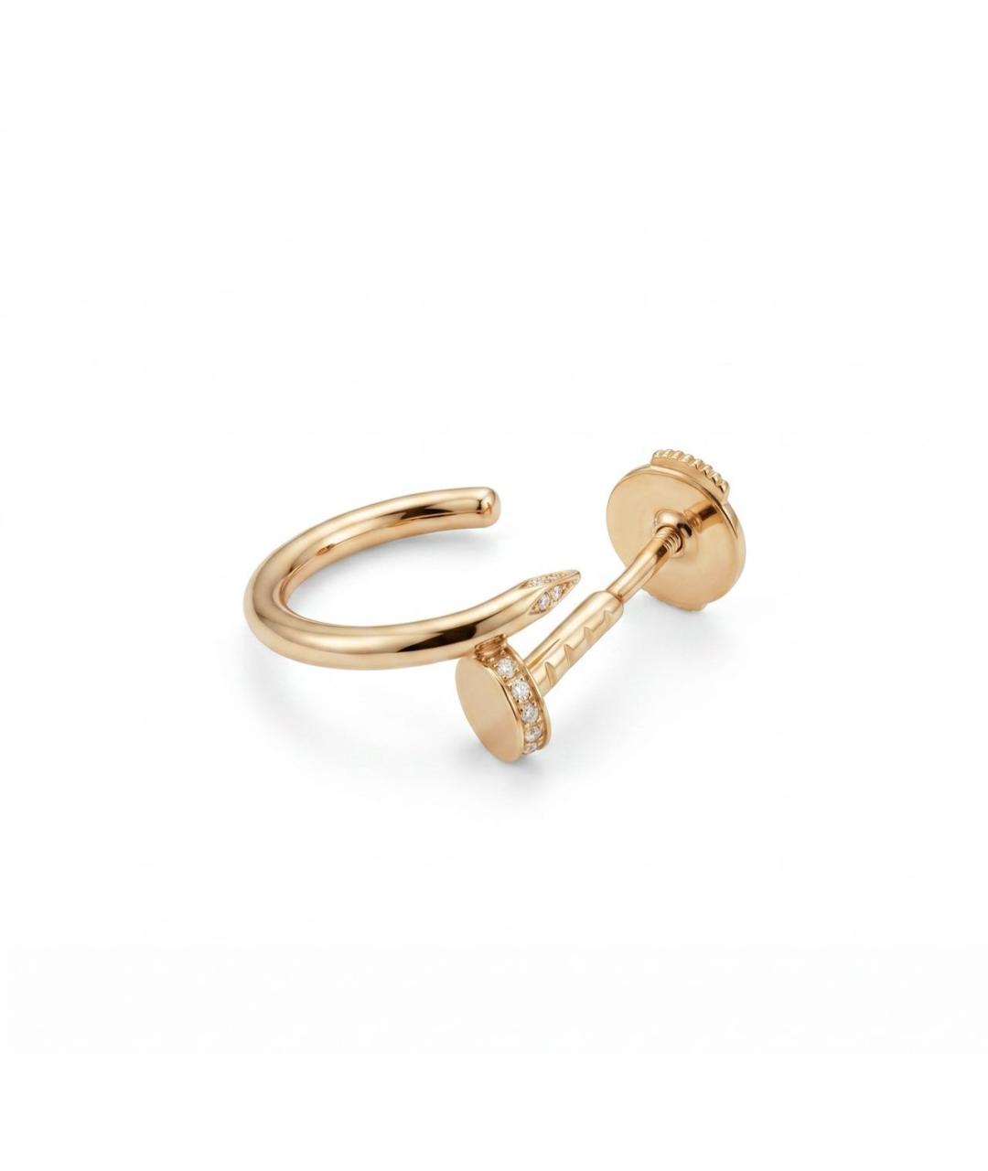 CARTIER Золотые серьги из желтого золота, фото 3