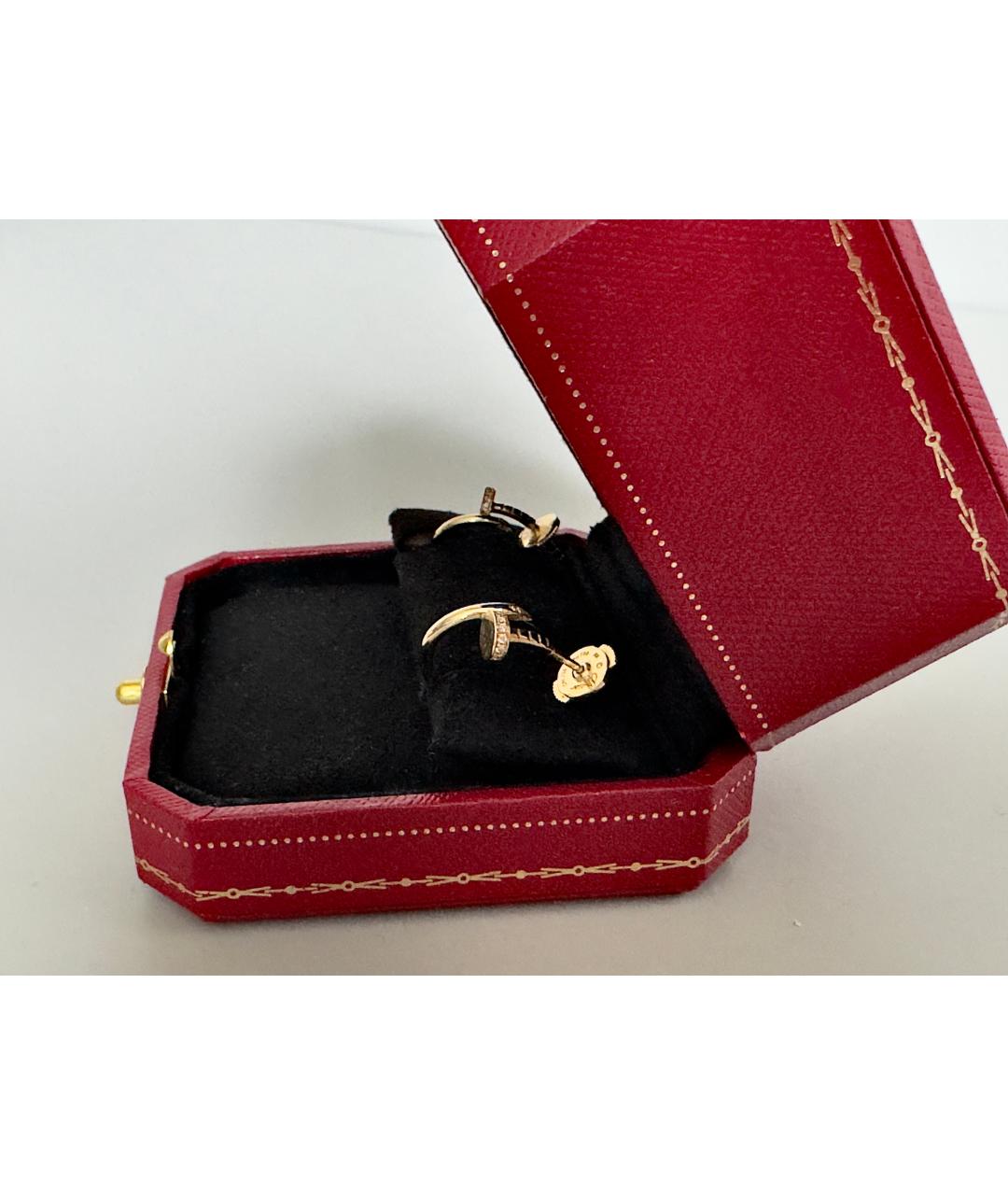 CARTIER Золотые серьги из желтого золота, фото 2
