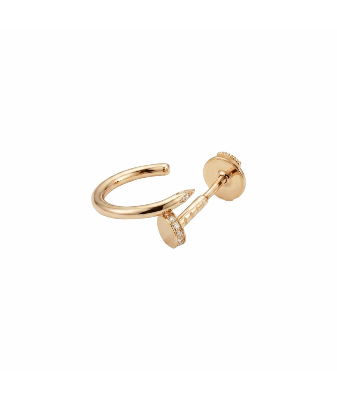 CARTIER Золотые серьги из желтого золота, фото 1