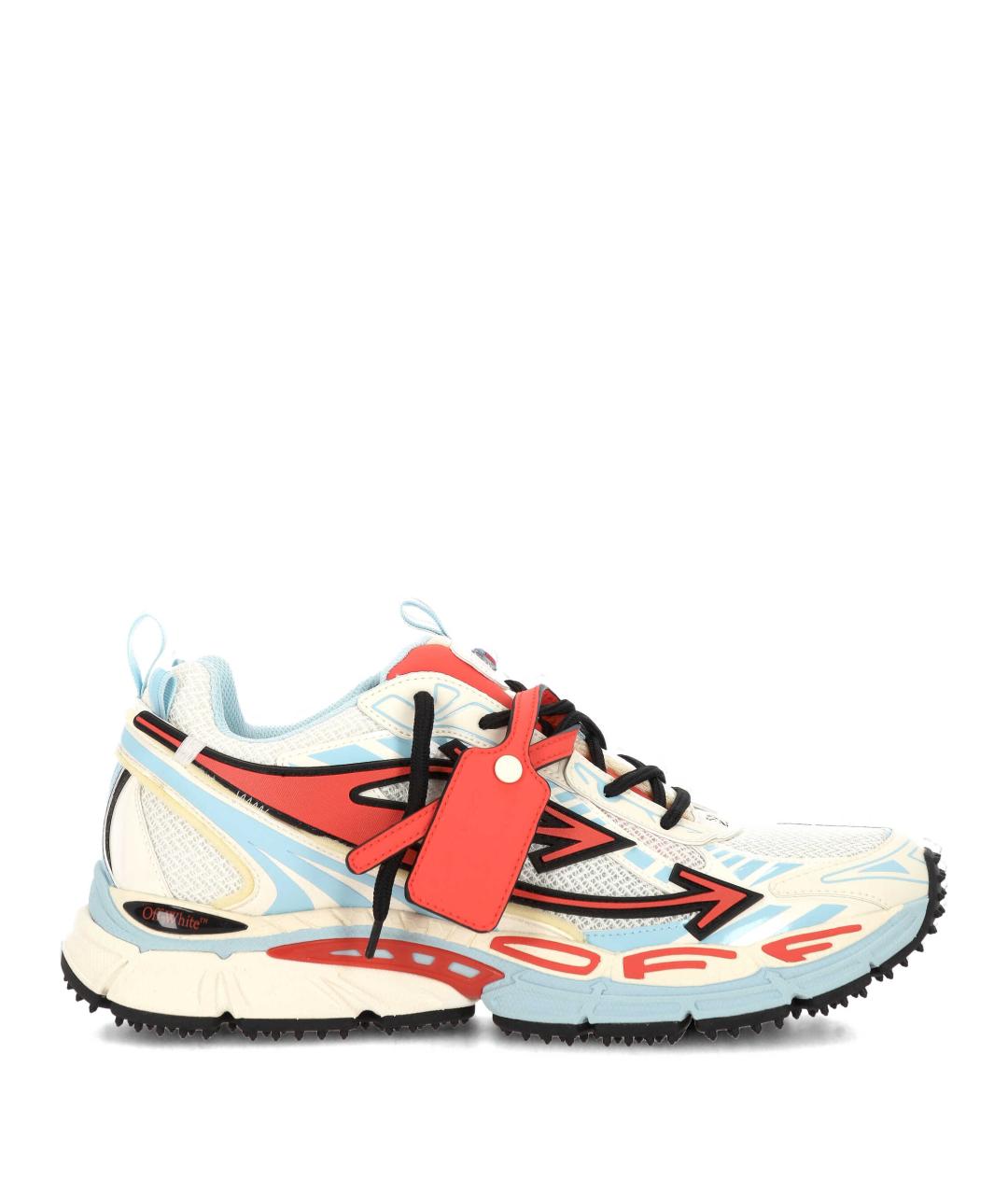 OFF-WHITE Мульти текстильные низкие кроссовки / кеды, фото 1