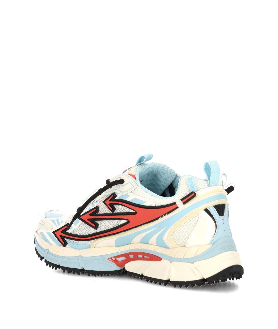 OFF-WHITE Мульти текстильные низкие кроссовки / кеды, фото 3