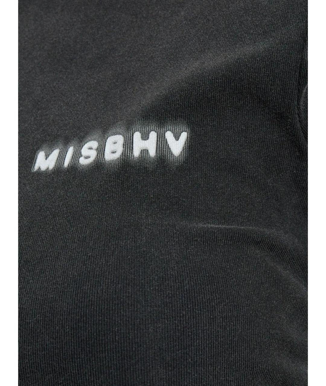 MISBHV Черная хлопковая футболка, фото 2