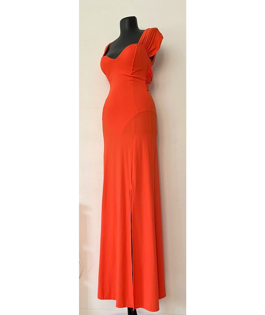 FISICO Оранжевое повседневное платье, фото 5
