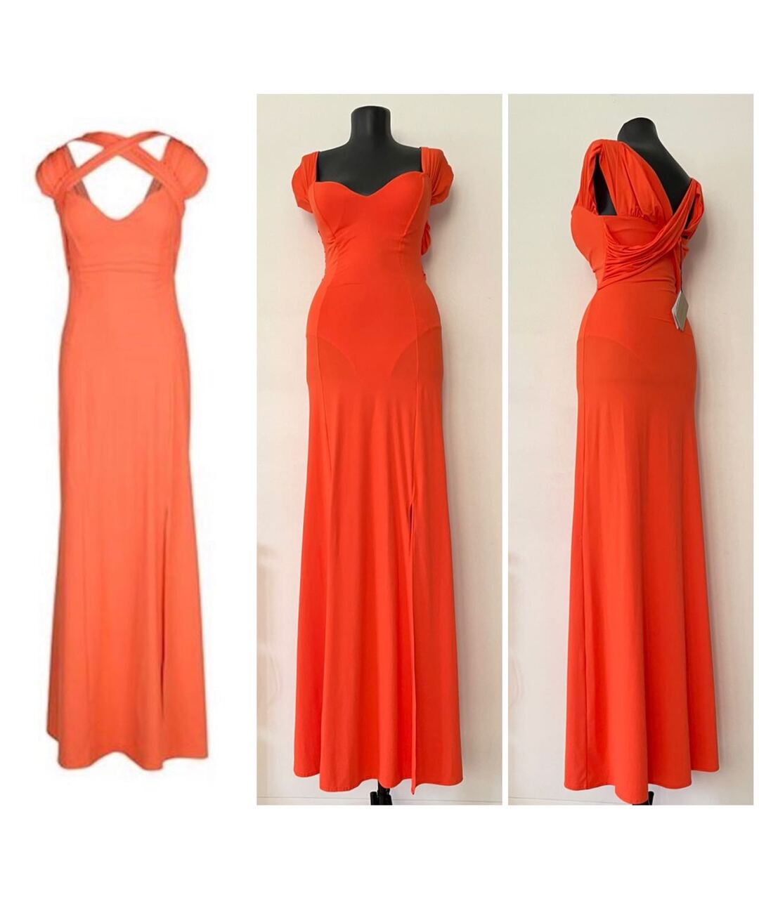FISICO Оранжевое повседневное платье, фото 2