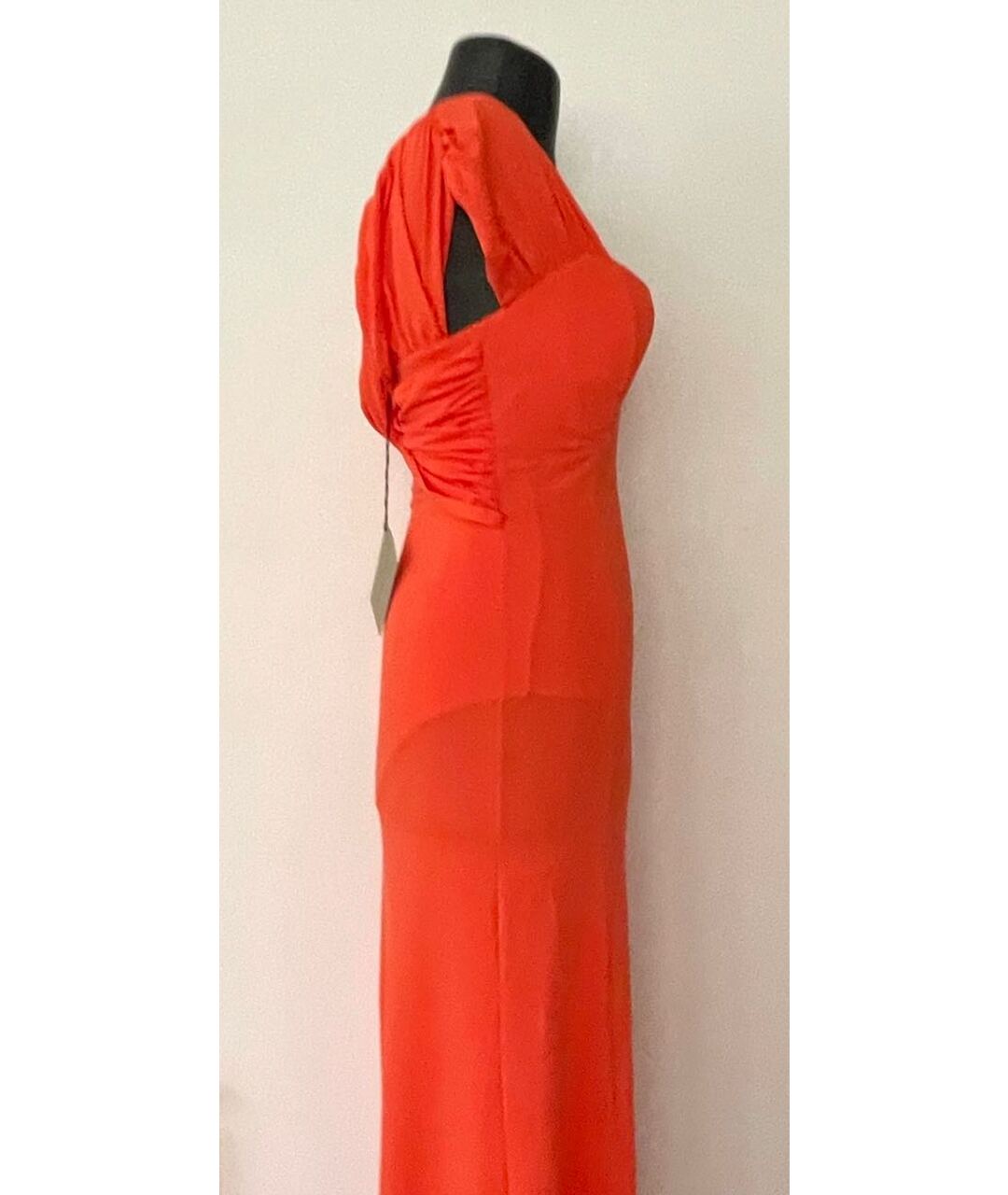 FISICO Оранжевое повседневное платье, фото 7
