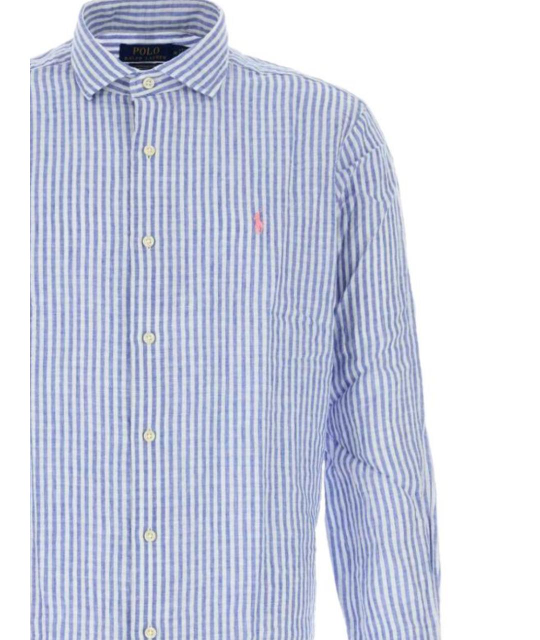 POLO RALPH LAUREN Синяя кэжуал рубашка, фото 2