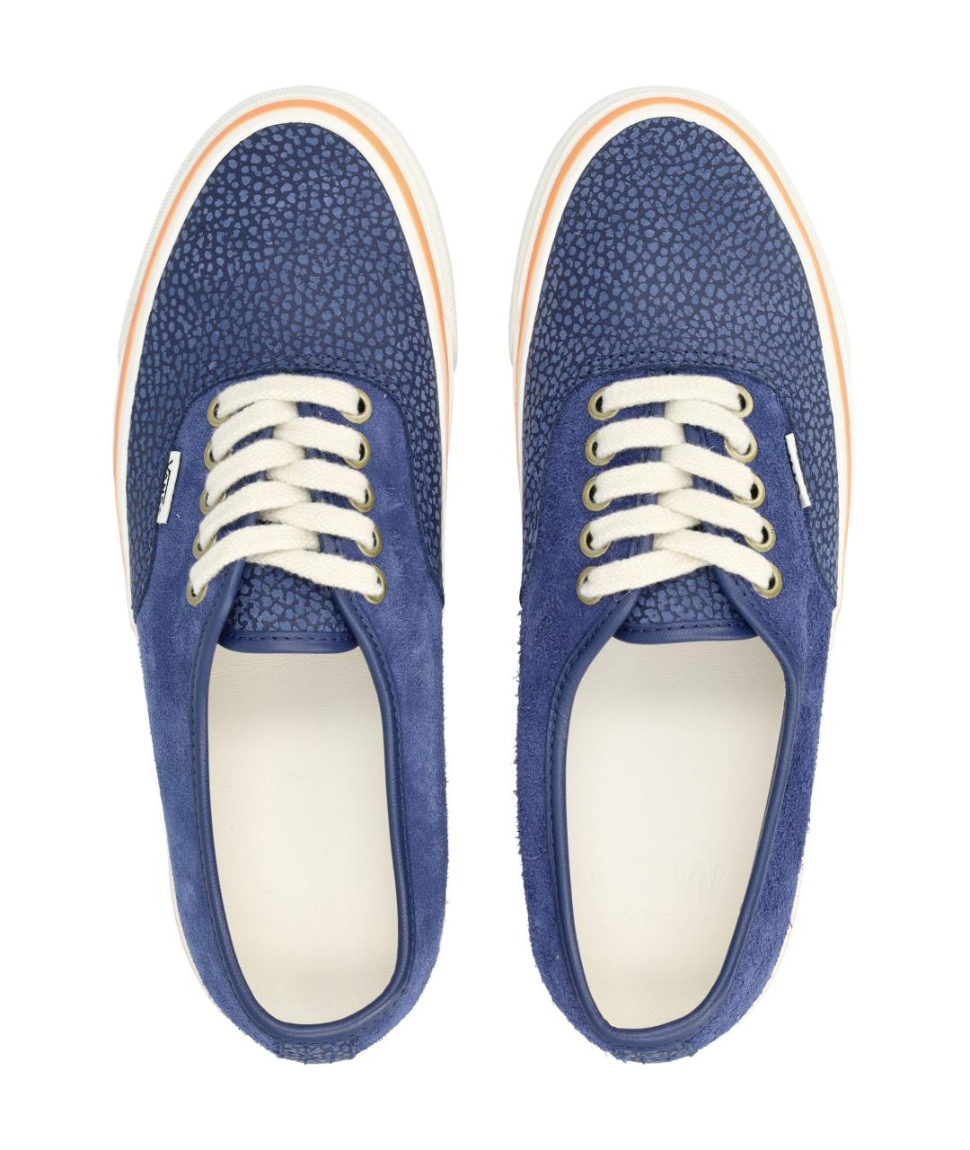 VANS Синие кожаные кроссовки, фото 2