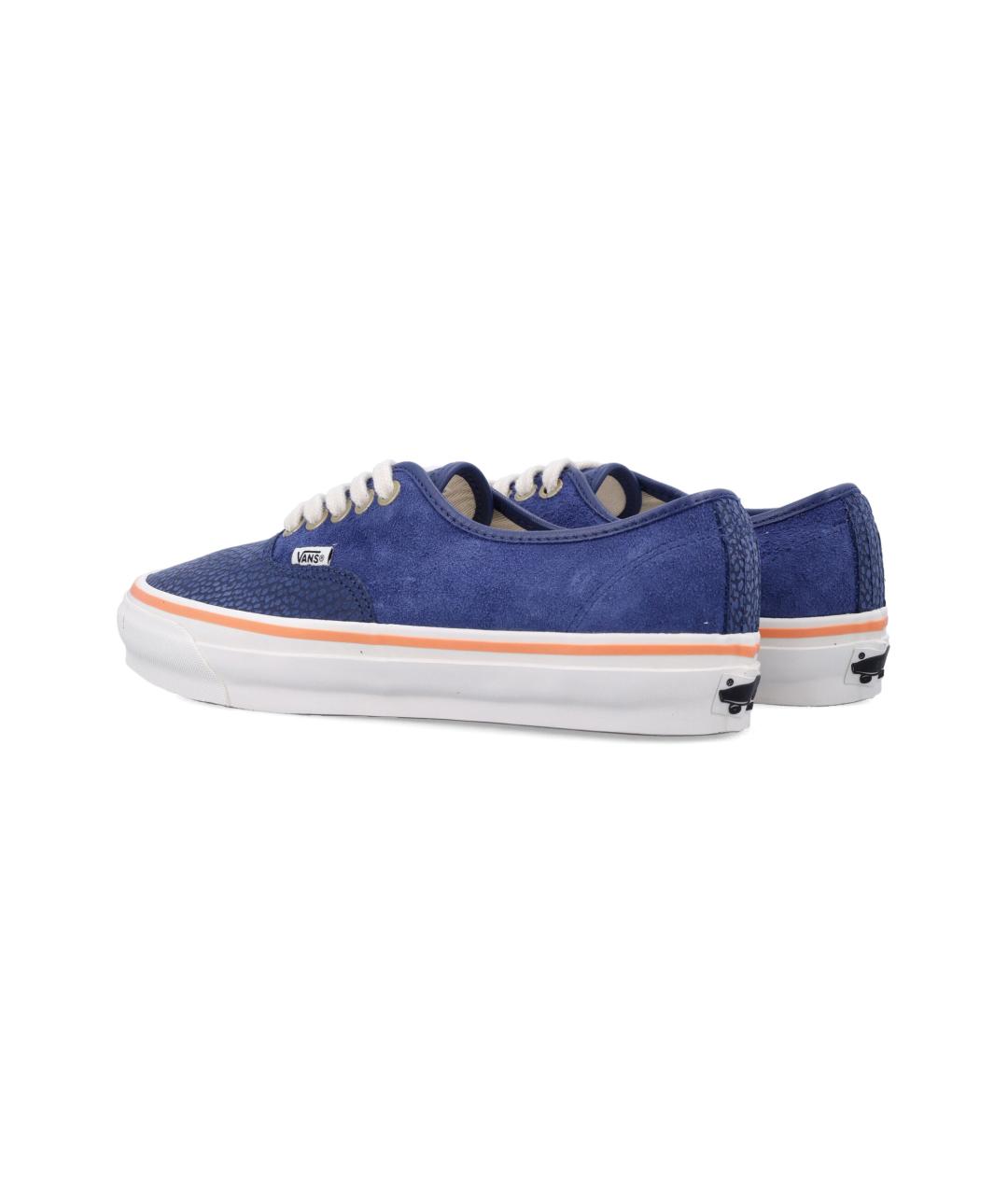 VANS Синие кожаные кроссовки, фото 4