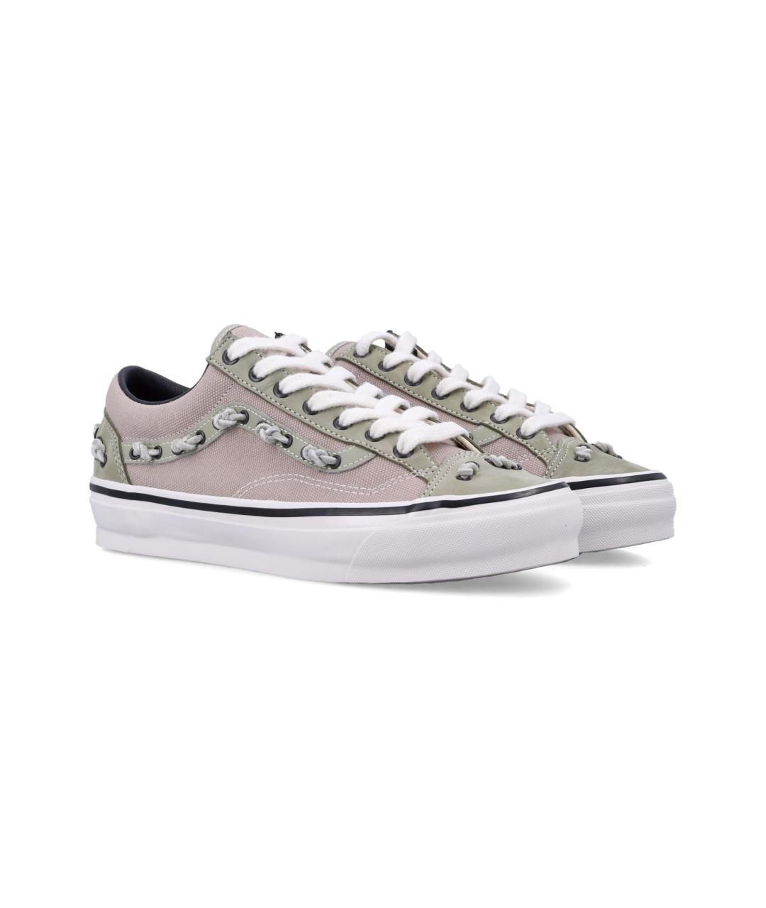 VANS Розовые кожаные кроссовки, фото 3