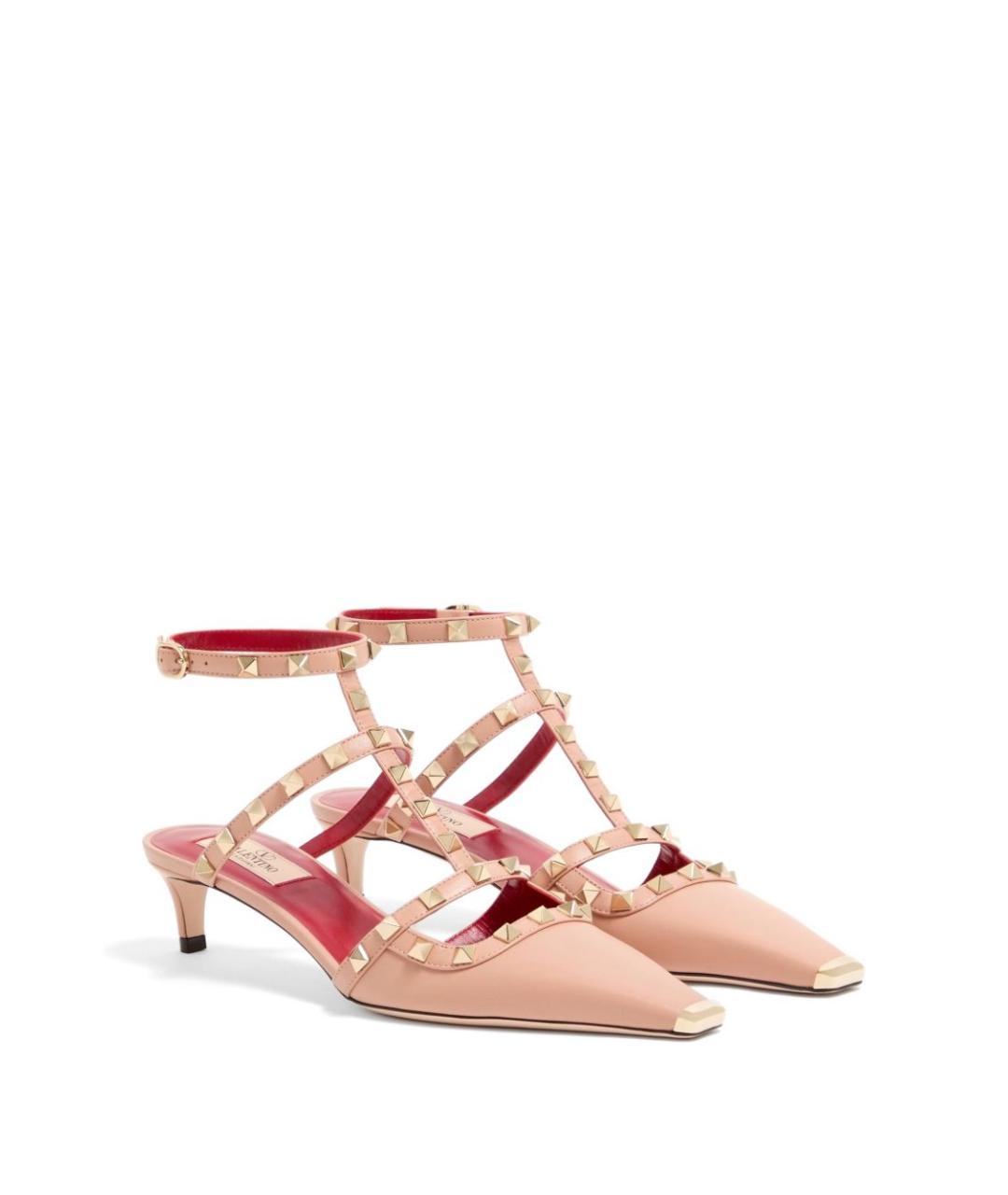 VALENTINO Бежевые кожаные туфли, фото 6