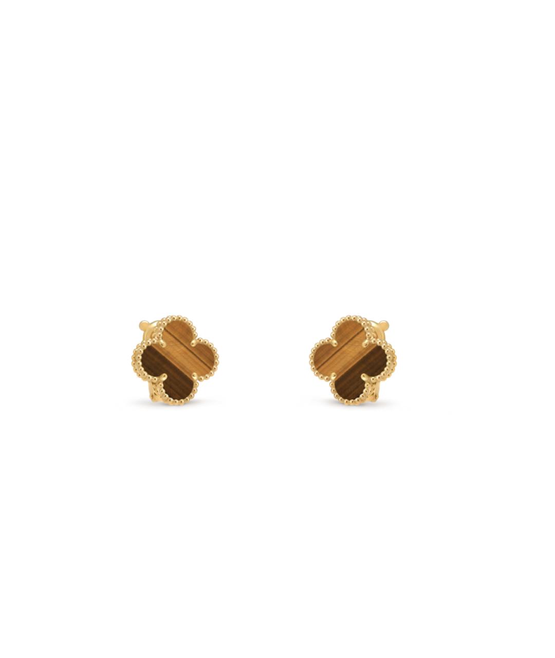 VAN CLEEF & ARPELS Оранжевые серьги из желтого золота, фото 3