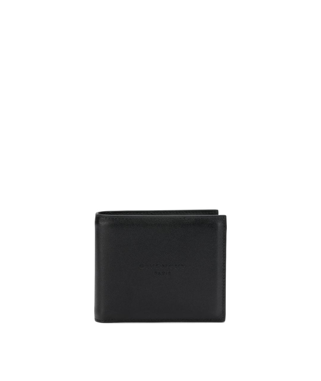 GIVENCHY Черный кожаный кошелек, фото 1