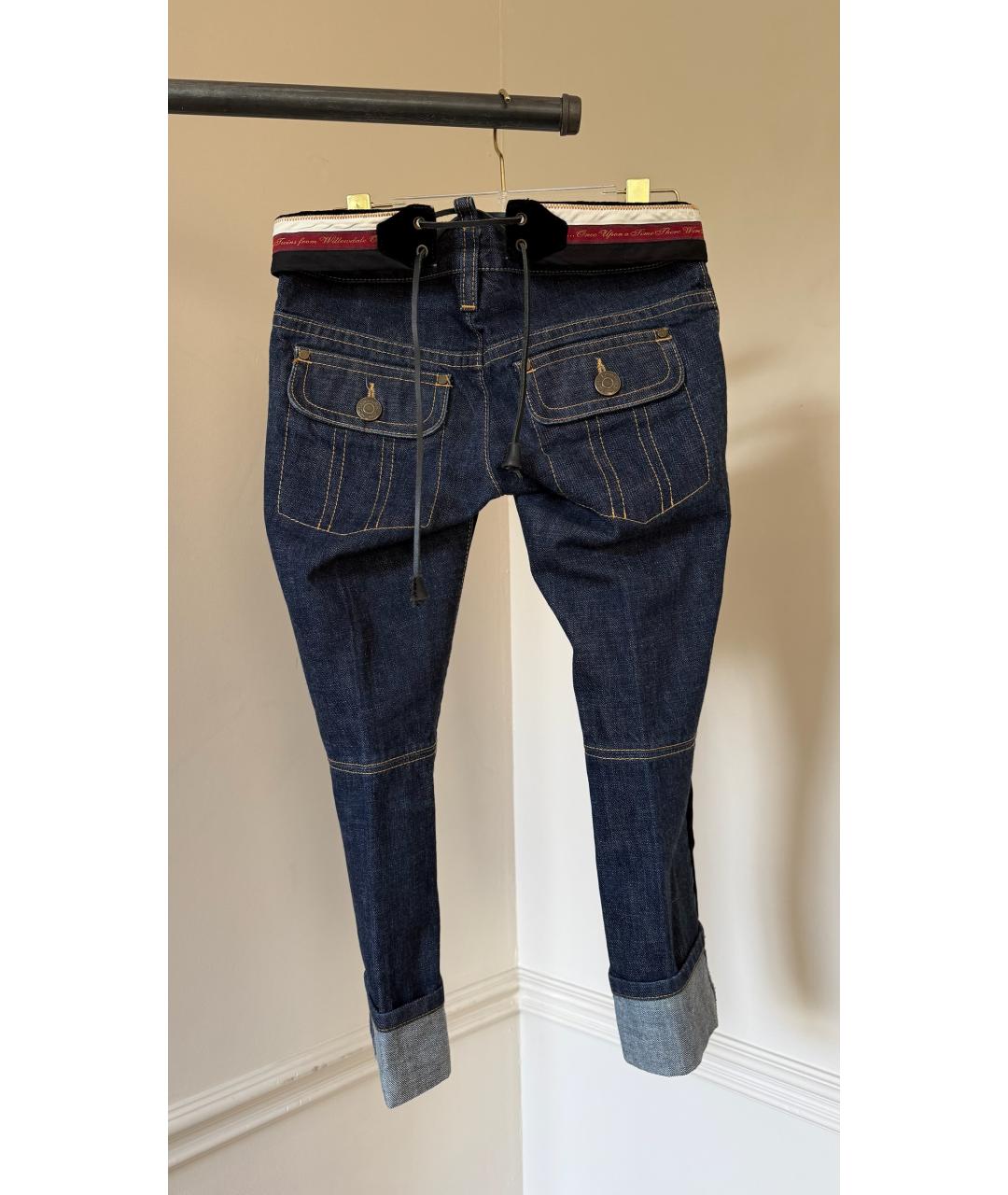 DSQUARED2 Черные прямые джинсы, фото 2