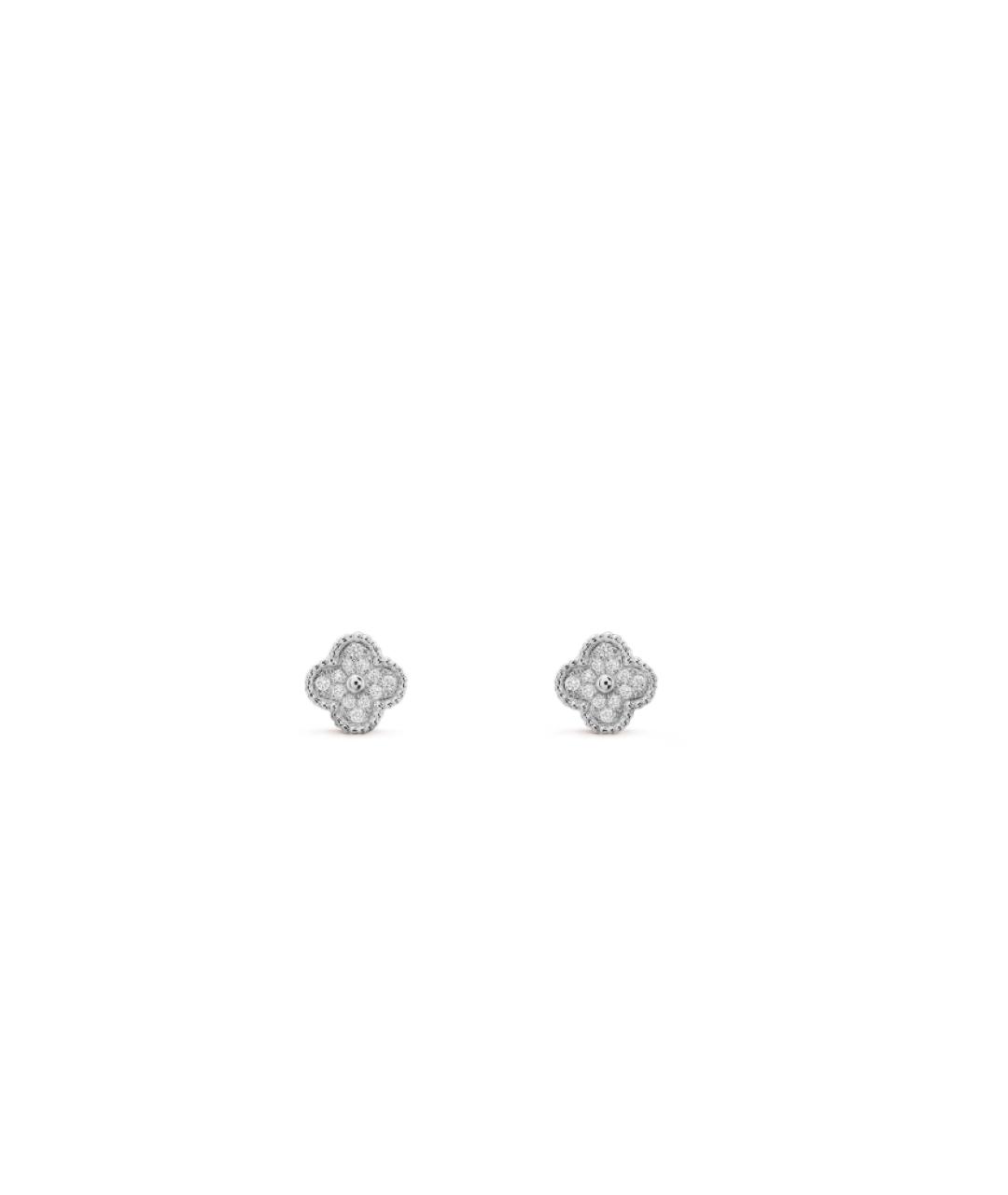 VAN CLEEF & ARPELS Серебряные серьги из белого золота, фото 2