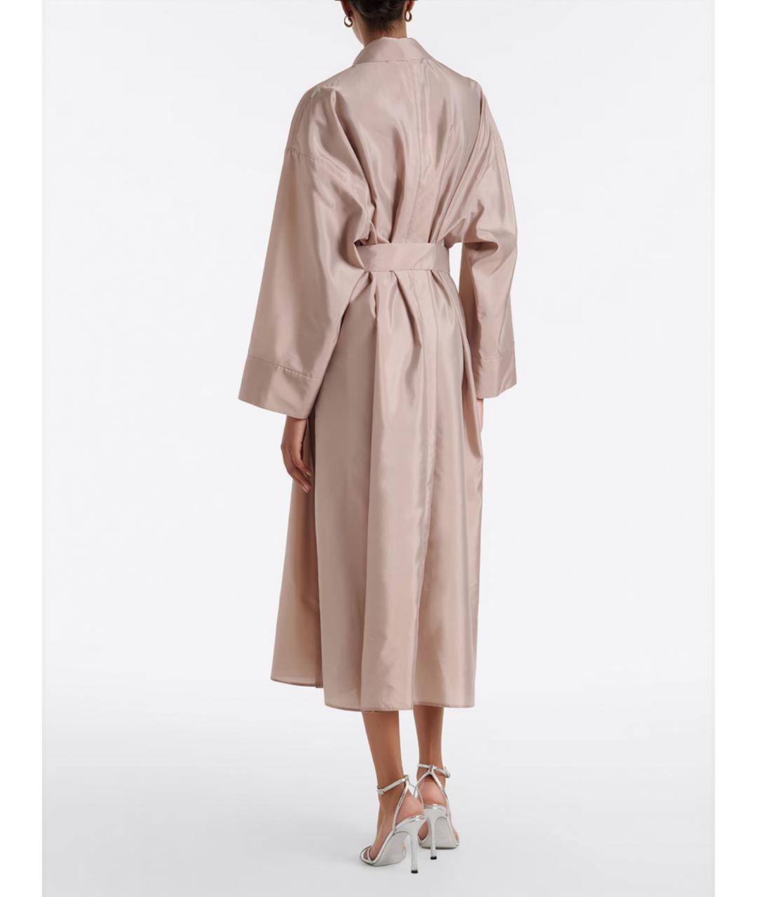 'S MAX MARA Розовое полиэстеровое повседневное платье, фото 3