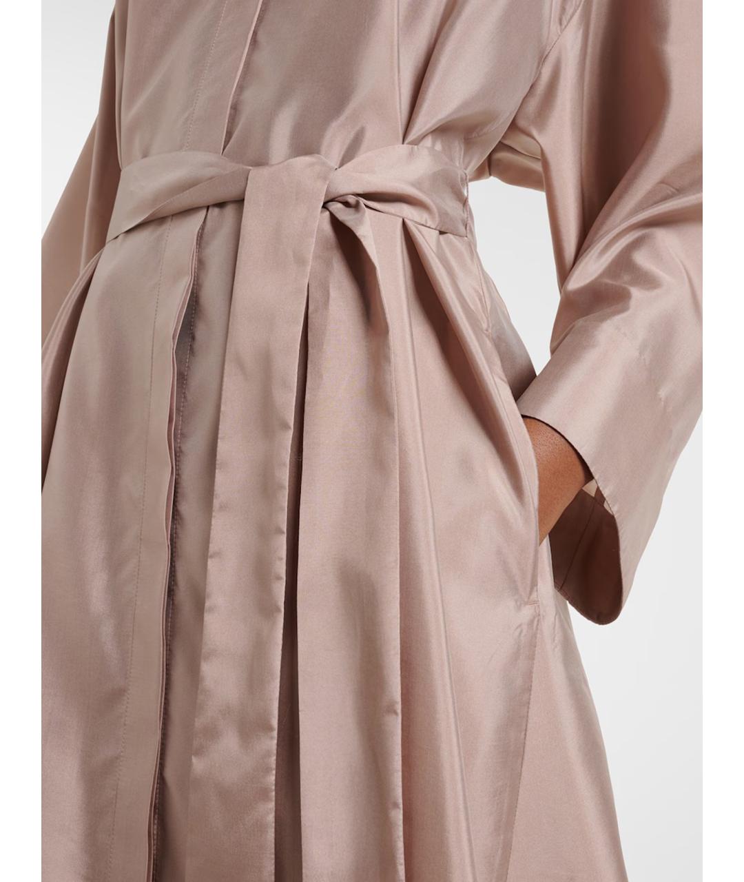 'S MAX MARA Розовое полиэстеровое повседневное платье, фото 5