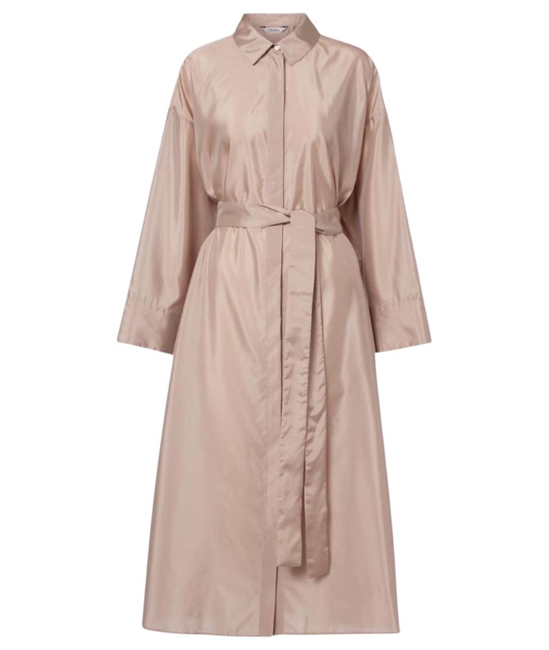 'S MAX MARA Розовое полиэстеровое повседневное платье, фото 1