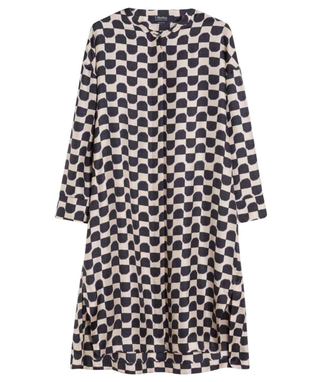 'S MAX MARA Мульти шелковое повседневное платье, фото 1