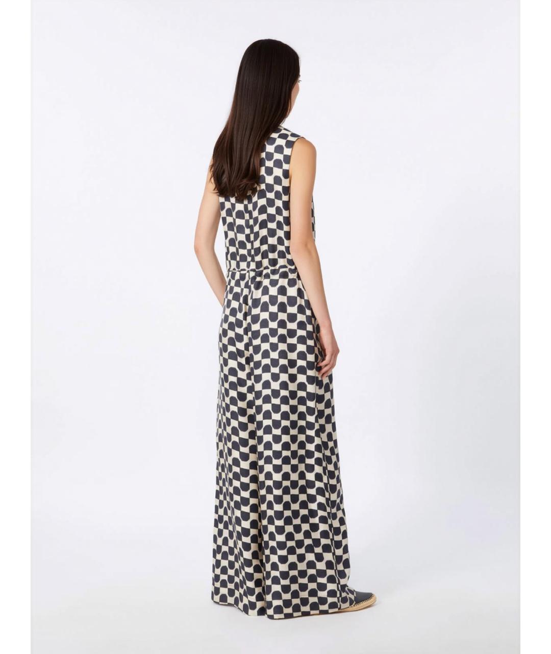 'S MAX MARA Мульти шелковый комбинезон, фото 5