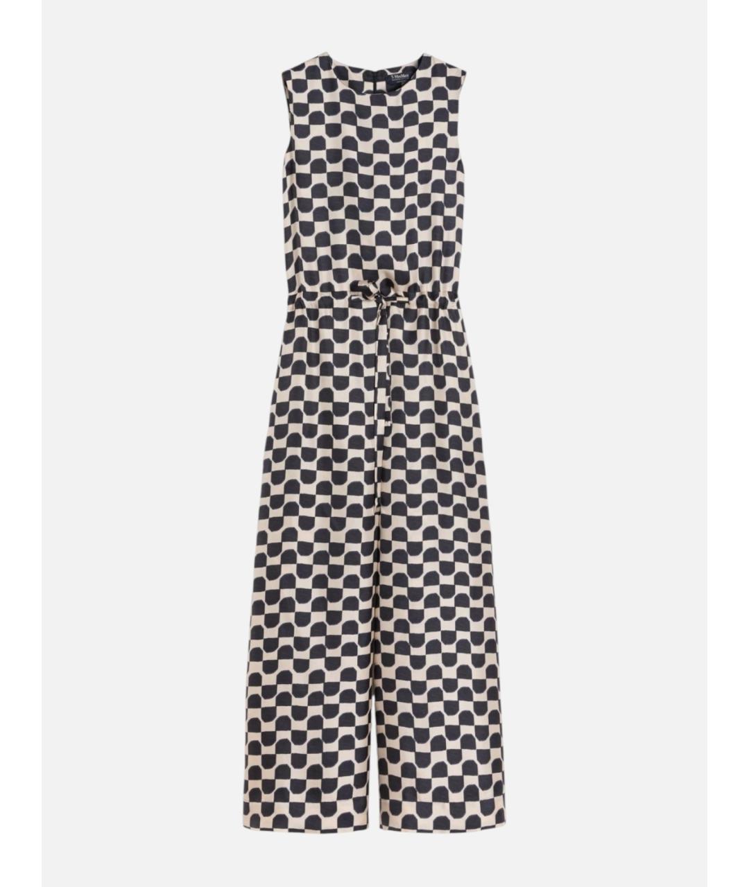 'S MAX MARA Мульти шелковый комбинезон, фото 1