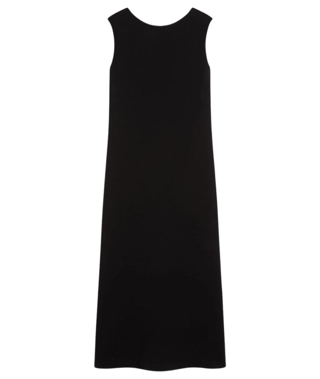 'S MAX MARA Черное хлопковое повседневное платье, фото 1