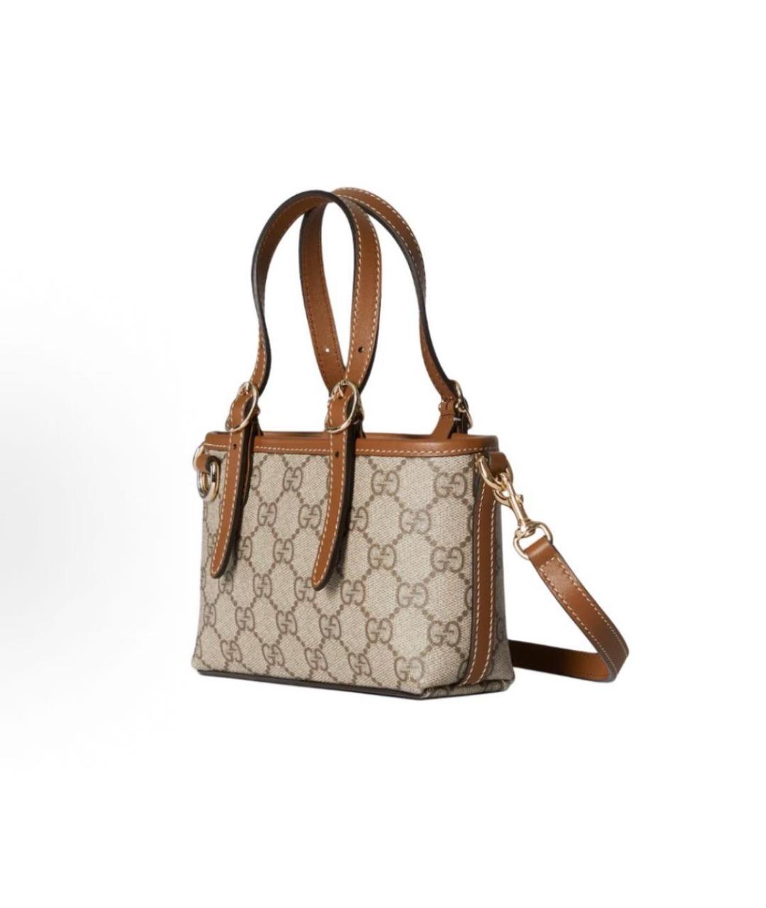 GUCCI Коричневая сумка тоут, фото 2