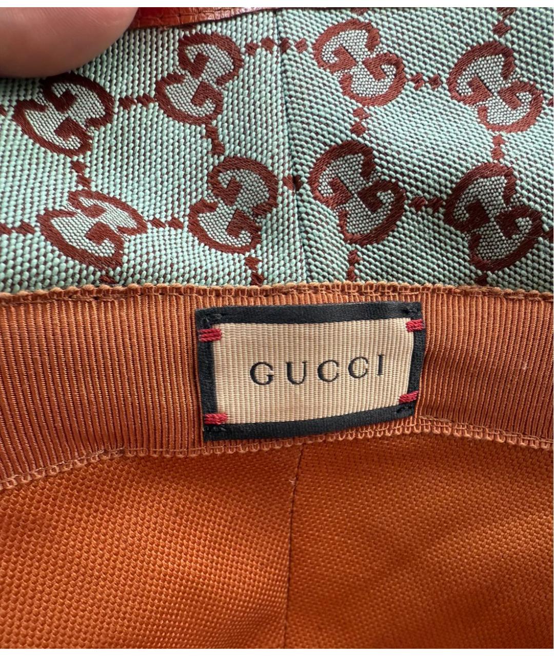 GUCCI Зеленая панама, фото 4