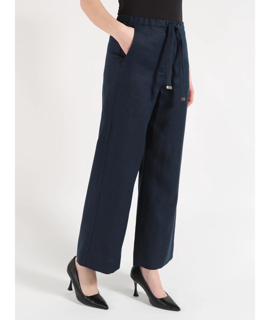'S MAX MARA Льняные прямые брюки, фото 4