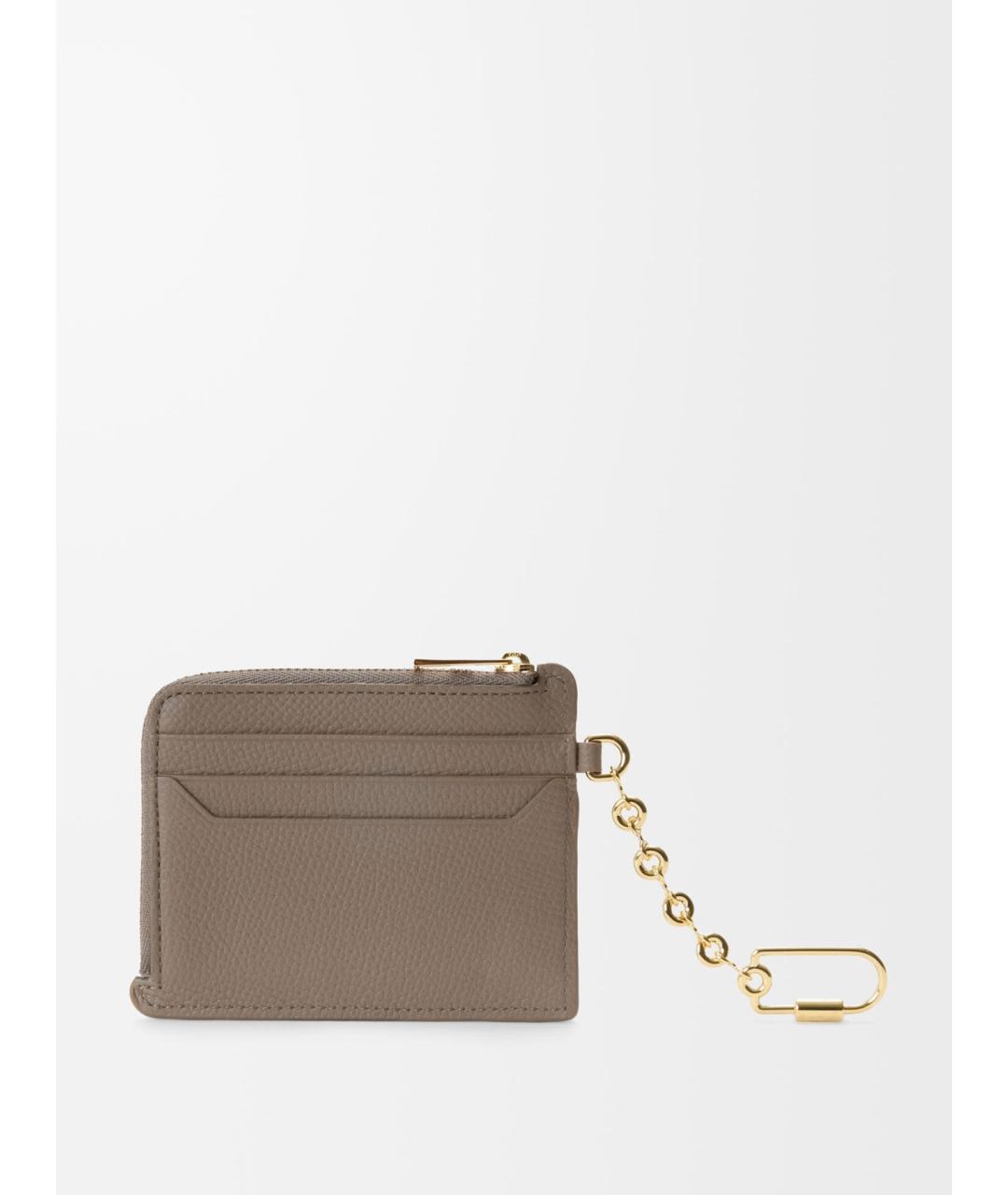 LOEWE Бежевый кожаный кошелек, фото 2