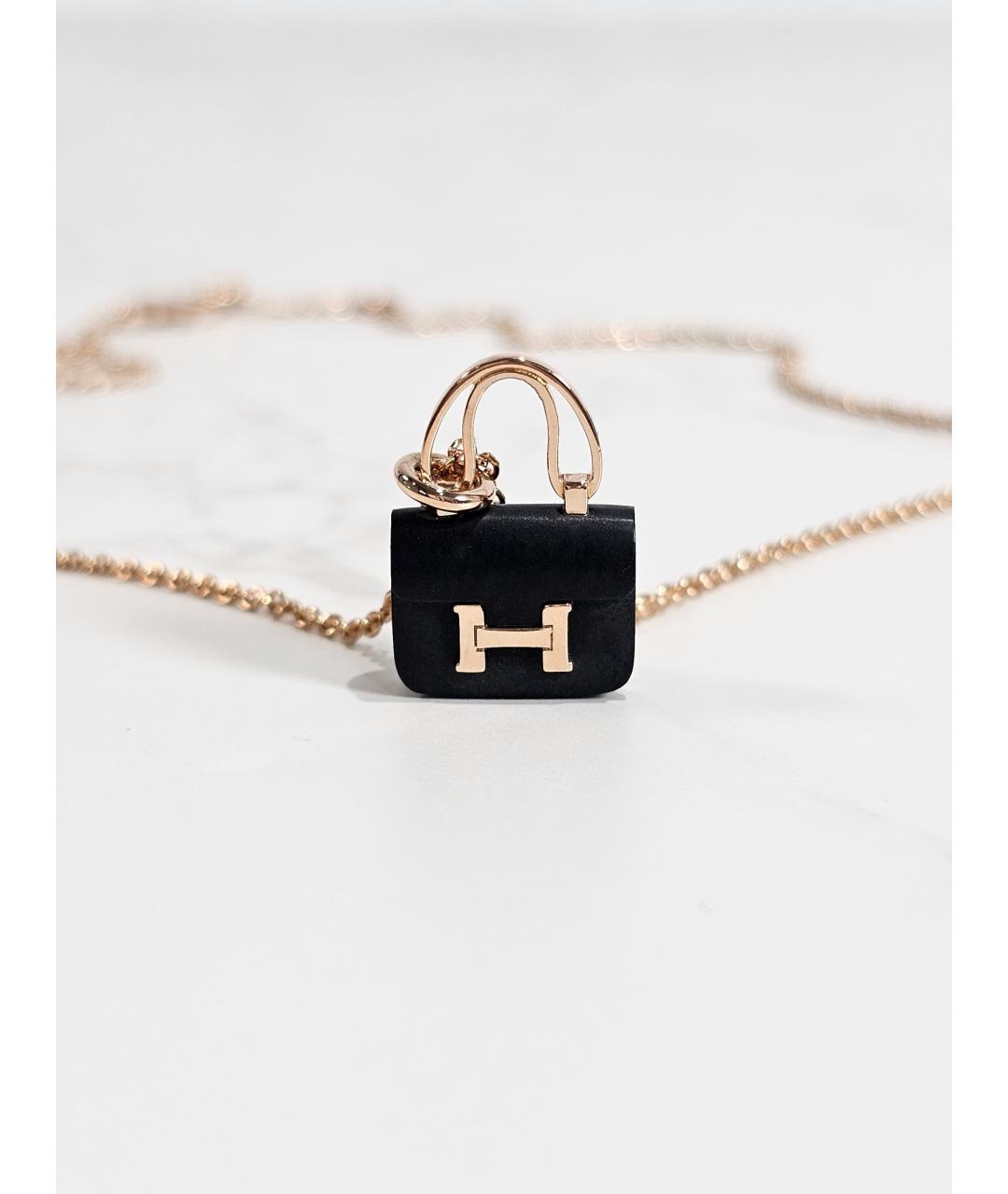 HERMES Золотое колье из розового золота, фото 2