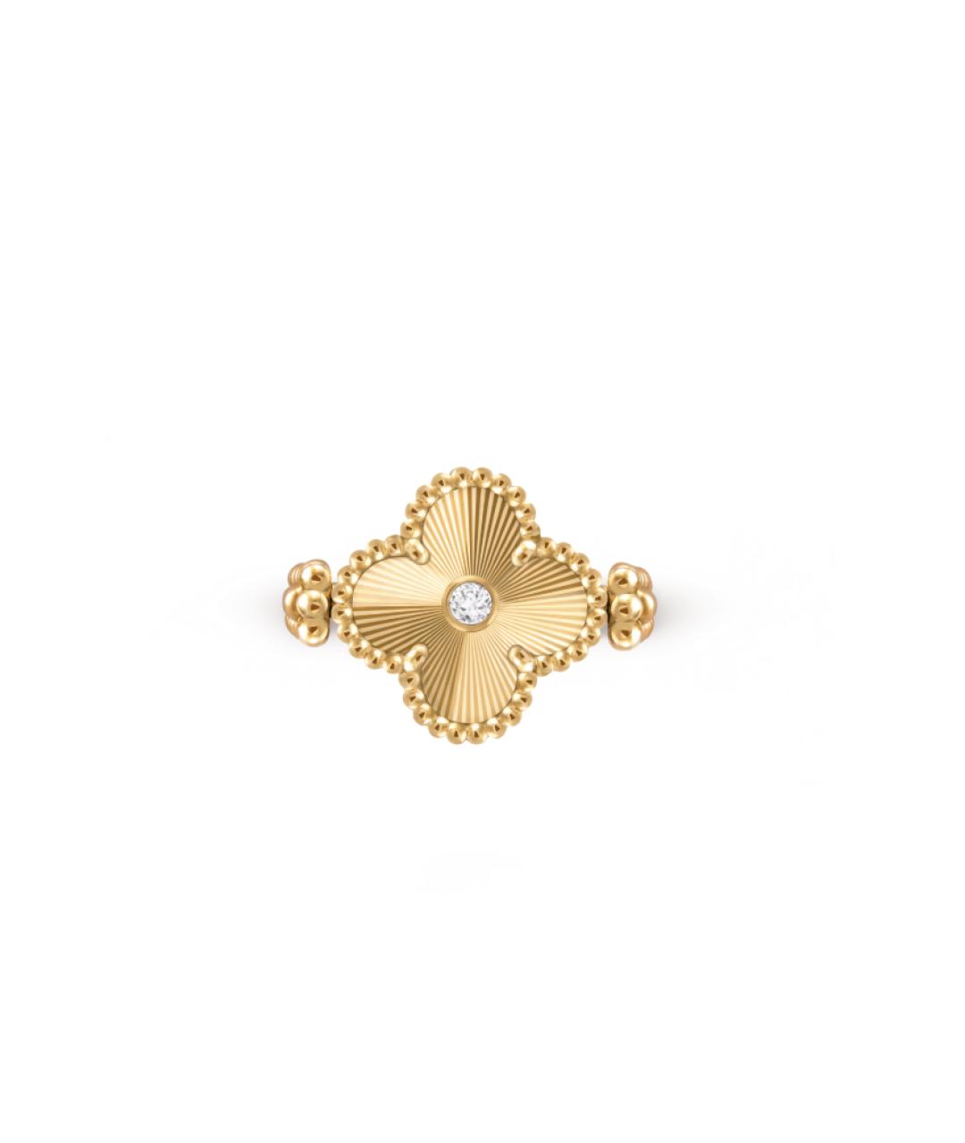 VAN CLEEF & ARPELS Синее кольцо из желтого золота, фото 2