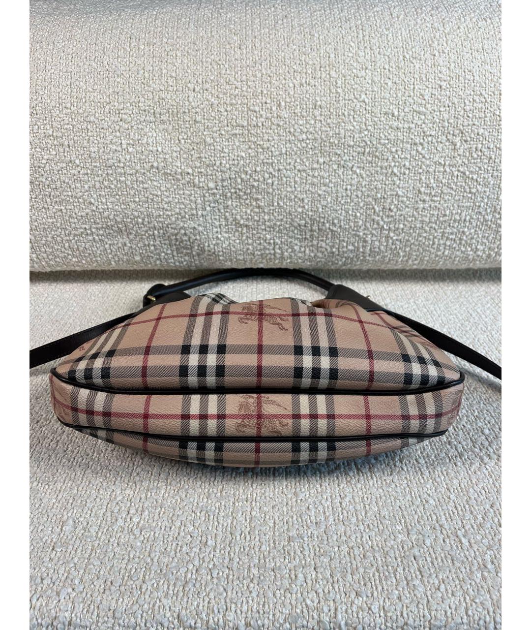 BURBERRY Бежевая сумка с короткими ручками, фото 5