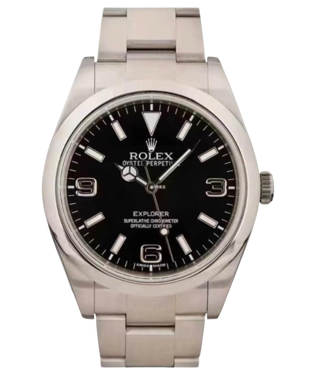 ROLEX Серебряные часы, фото 1