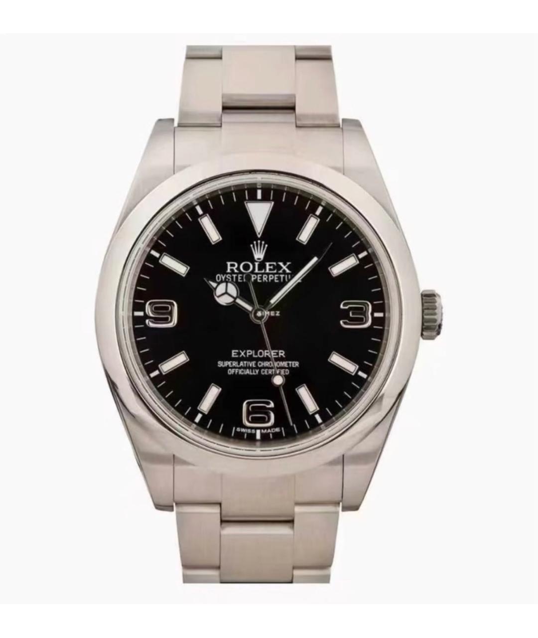 ROLEX Серебряные часы, фото 5