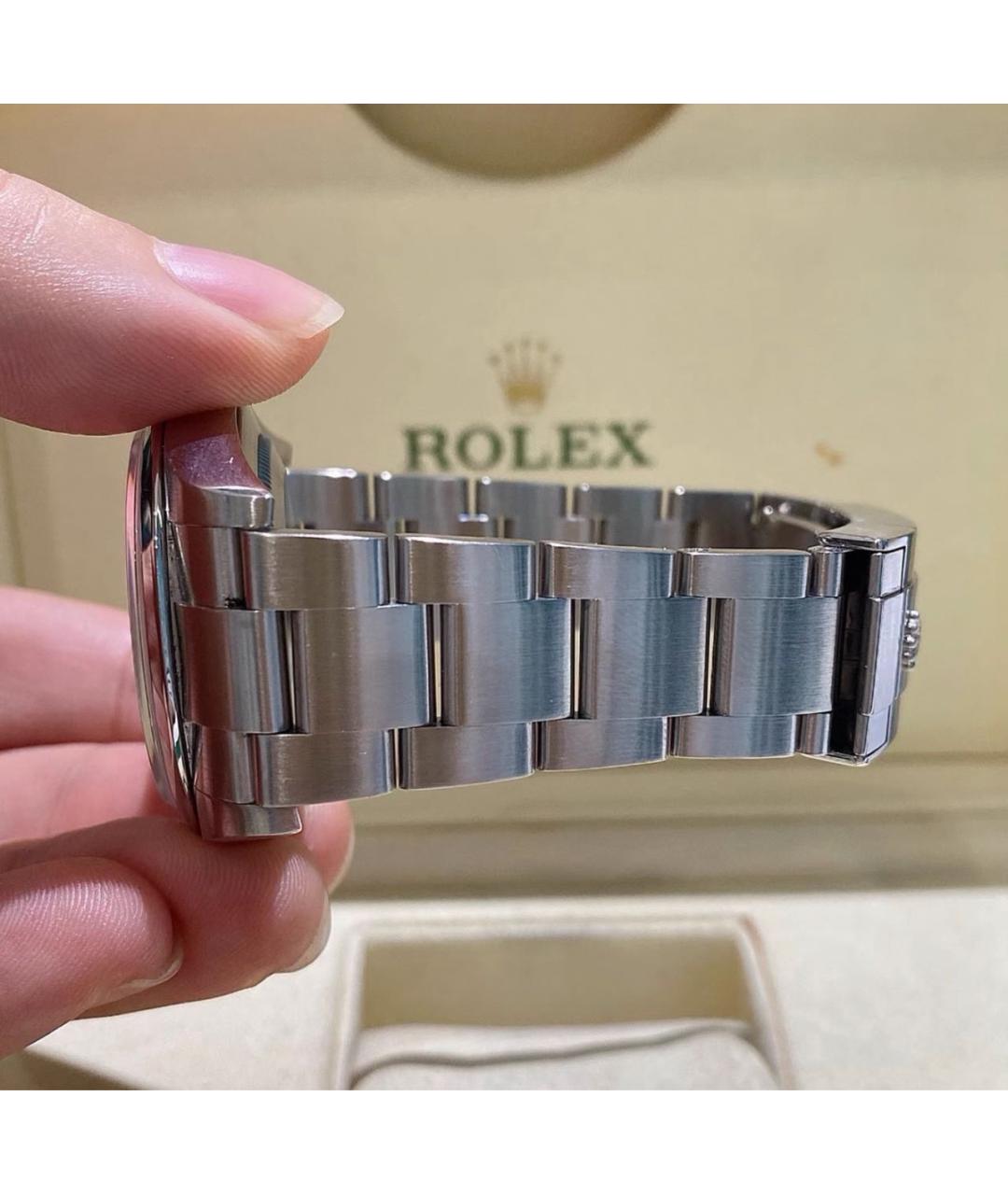 ROLEX Серебряные часы, фото 4