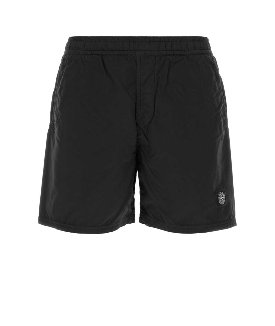 STONE ISLAND Черные шорты, фото 1